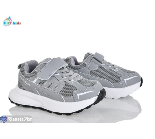 Дитячі кросівки на весну/осінь (8 пар р.26-31) сірий  "BBT"