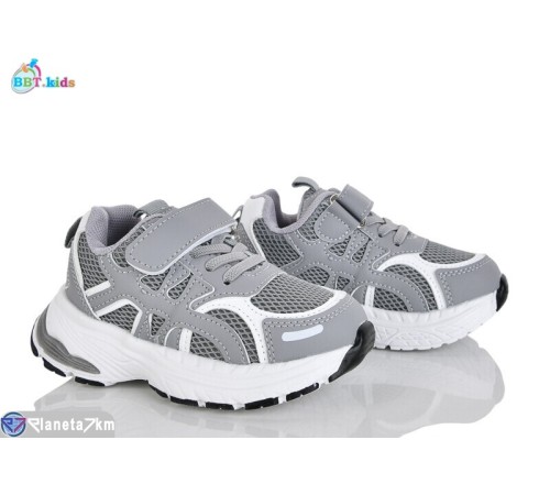 Дитячі кросівки на весну/осінь (8 пар р.26-31) сірий  "BBT"