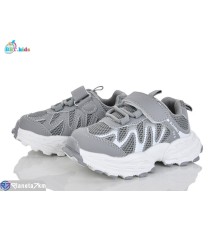 Дитячі кросівки на весну/осінь (8 пар р.26-31) сірий  "BBT"