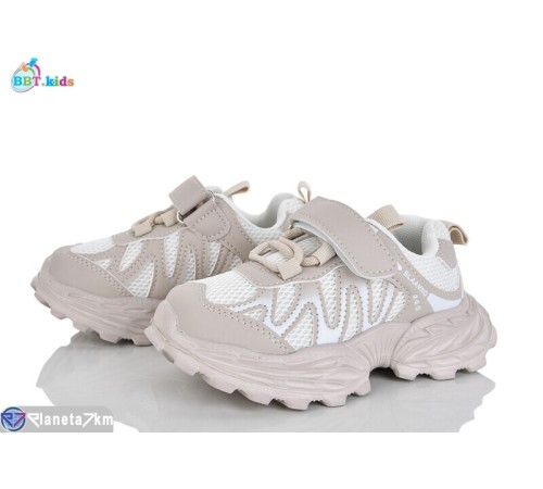Дитячі кросівки на весну/осінь (8 пар р.26-31) бежевий  "BBT"