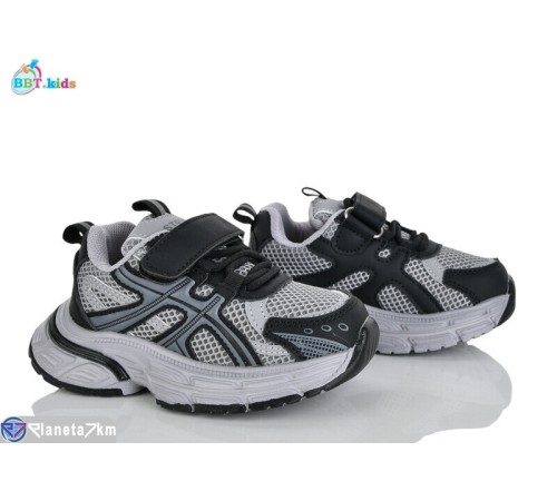 Дитячі кросівки на весну/осінь (8 пар р.26-31) сірий  "BBT"