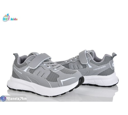 Дитячі кросівки на весну/осінь (8 пар р.32-37) сірий  "BBT"