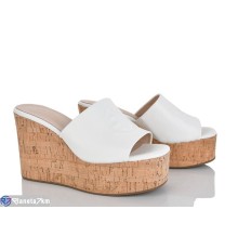 Шлепки жіночі на літо (6 пар р.36-41) білий  "MARADONA"