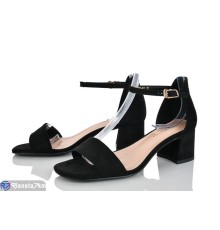 Босоніжки жіночі на літо (6 пар р.36-40) чорний  "MARADONA"