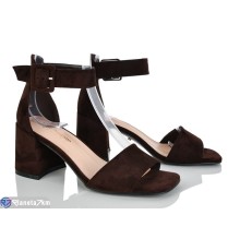 Босоніжки жіночі на літо (6 пар р.36-40) коричневий  "MARADONA"