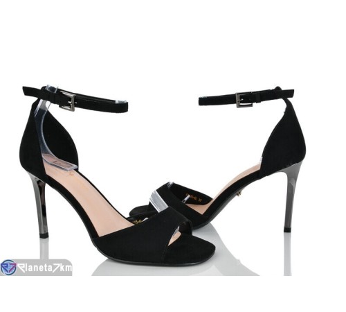 Босоніжки жіночі на літо (6 пар р.36-40) чорний  "MARADONA"