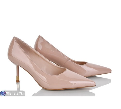 Туфлі жіночі на весну/осінь (6 пар р.36-40) бежевий  "MARADONA"