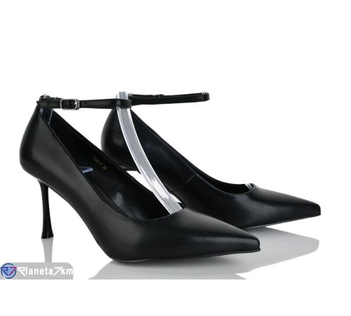 Туфлі жіночі на весну/осінь (6 пар р.36-40) чорний  "MARADONA"