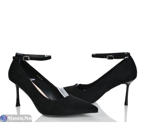 Туфлі жіночі на весну/осінь (6 пар р.36-40) чорний  "MARADONA"