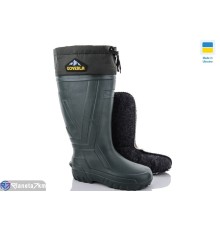 Чоловічі чоботи з піни на зиму (6 пар р.41-46) зелений  "LUCKY"