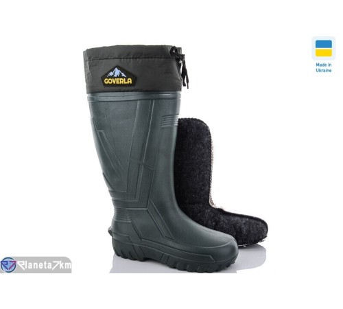 Чоловічі чоботи з піни на зиму (6 пар р.41-46) зелений  "LUCKY"