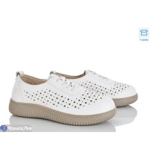 Туфлі жіночі на весну/осінь (8 пар р.37-42) білий  "Mirella"