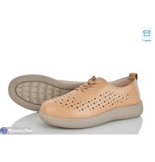 Туфлі жіночі на весну/осінь (8 пар р.37-42) коричневий  "Mirella"