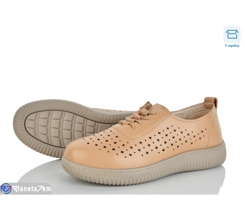 Туфлі жіночі на весну/осінь (8 пар р.37-42) коричневий  "Mirella"