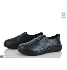 Туфлі жіночі на весну/осінь (8 пар р.37-42) синій  "Mirella"