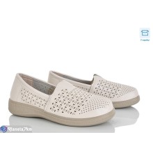 Туфлі жіночі на весну/осінь (8 пар р.36-41) бежевий  "Mirella"