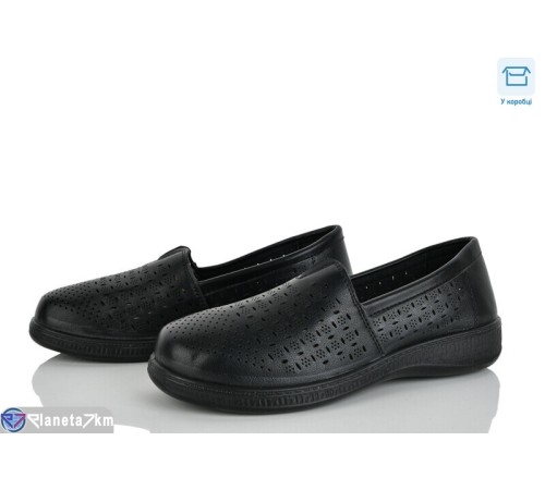 Туфлі жіночі на весну/осінь (8 пар р.36-41) чорний  "Mirella"