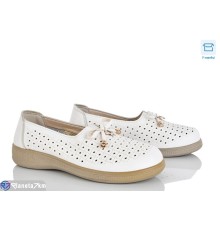 Туфлі жіночі на весну/осінь (8 пар р.36-41) білий  "Mirella"