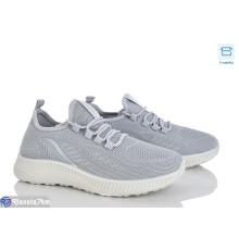 Кросівки жіночі на літо (8 пар р.36-41) сірий  "Mirella"