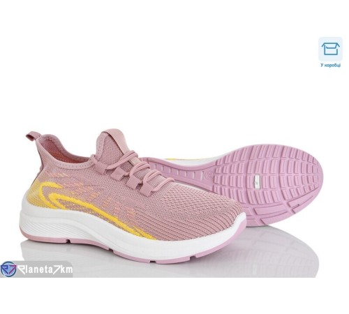 Кросівки жіночі на літо (8 пар р.36-41) рожевий  "Mirella"