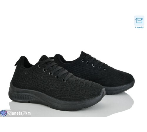 Кросівки жіночі на весну/осінь (8 пар р.36-41) чорний  "Mirella"