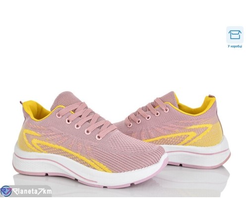 Кросівки жіночі на весну/осінь (8 пар р.36-41) рожевий  "Mirella"