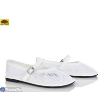 Балетки жіночі на літо (8 пар р.36-41) білий  "Mei De Li"