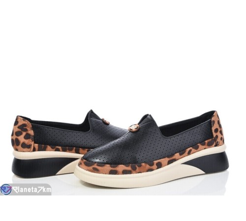 Туфлі жіночі на літо (8 пар р.36-41) чорний  "HoRIK"