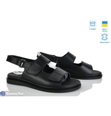 Босоніжки жіночі на літо (6 пар р.36-40) чорний  "Linda"