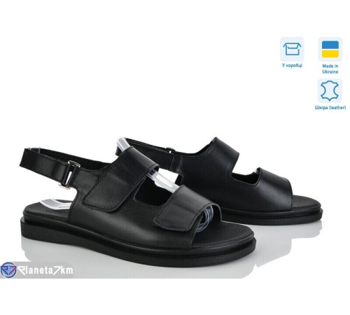 Босоніжки жіночі на літо (6 пар р.36-40) чорний  "Linda"