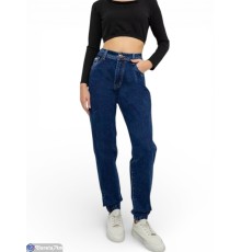 Джинси жіночі на весну/осінь (8 шт. р.сетка 32-36) синій  "Masari"