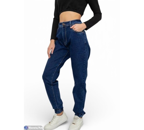 Джинси жіночі на весну/осінь (8 шт. р.сетка 32-36) синій  "Masari"