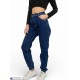 Джинси жіночі на весну/осінь (8 шт. р.сетка 32-36) синій  "Masari"