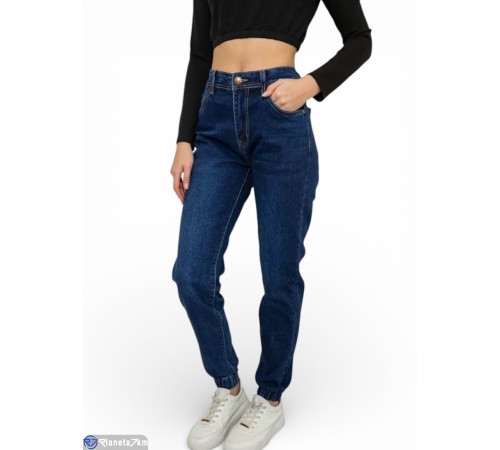 Джинси жіночі на весну/осінь (8 шт. р.сетка 30-36) синій  "Masari"