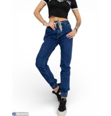 Джинси жіночі на весну/осінь (8 шт. р.сетка 28-34) синій  "Masari"