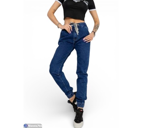 Джинси жіночі на весну/осінь (8 шт. р.сетка 28-34) синій  "Masari"