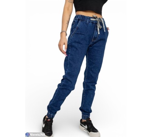Джинси жіночі на весну/осінь (8 шт. р.сетка 28-34) синій  "Masari"