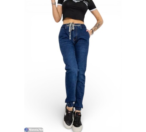 Джинси жіночі на весну/осінь (8 шт. р.сетка 28-34) синій  "Masari"