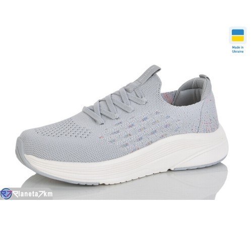 Кросівки жіночі на літо (8 пар р.36-41) сірий  "Restime"