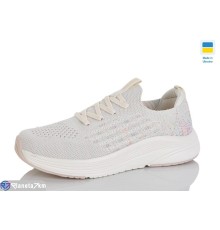 Кросівки жіночі на літо (8 пар р.36-41) бежевий  "Restime"