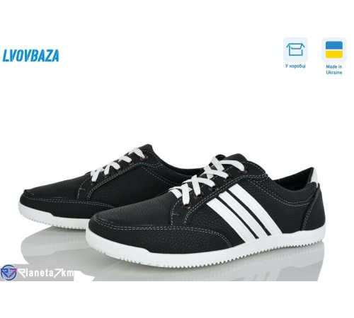 Кросівки чоловічі на весну/осінь (8 пар р.40-45) чорний  "LEOBAZA"