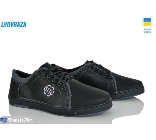 Кросівки чоловічі на весну/осінь (8 пар р.40-45) чорний  "LEOBAZA"