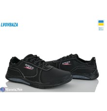 Кросівки чоловічі на весну/осінь (8 пар р.40-45) чорний  "LEOBAZA"