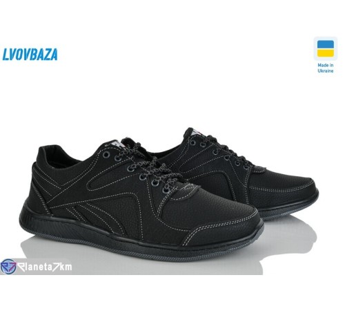 Кросівки чоловічі на весну/осінь (8 пар р.40-45) чорний  "LEOBAZA"
