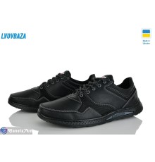 Кросівки чоловічі на весну/осінь (8 пар р.40-45) чорний  "LEOBAZA"