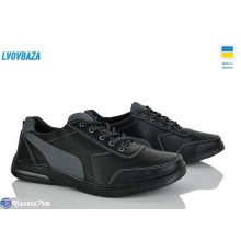 Кросівки чоловічі на весну/осінь (8 пар р.40-45) чорний  "LEOBAZA"