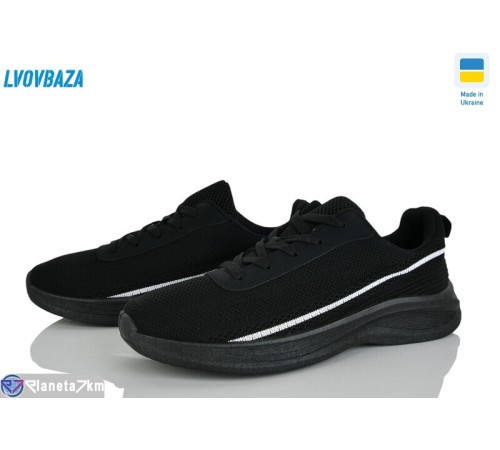 Кросівки чоловічі на весну/осінь (6 пар р.40-45) чорний  "LEOBAZA"