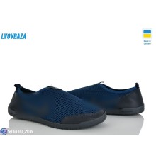 Сліпони чоловічі на літо (8 пар р.40-45) синій  "LEOBAZA"