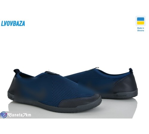 Сліпони чоловічі на літо (8 пар р.40-45) синій  "LEOBAZA"