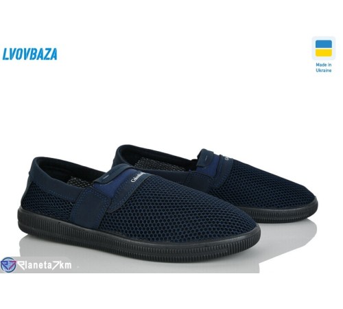 Сліпони чоловічі на літо (8 пар р.40-45) синій  "LEOBAZA"